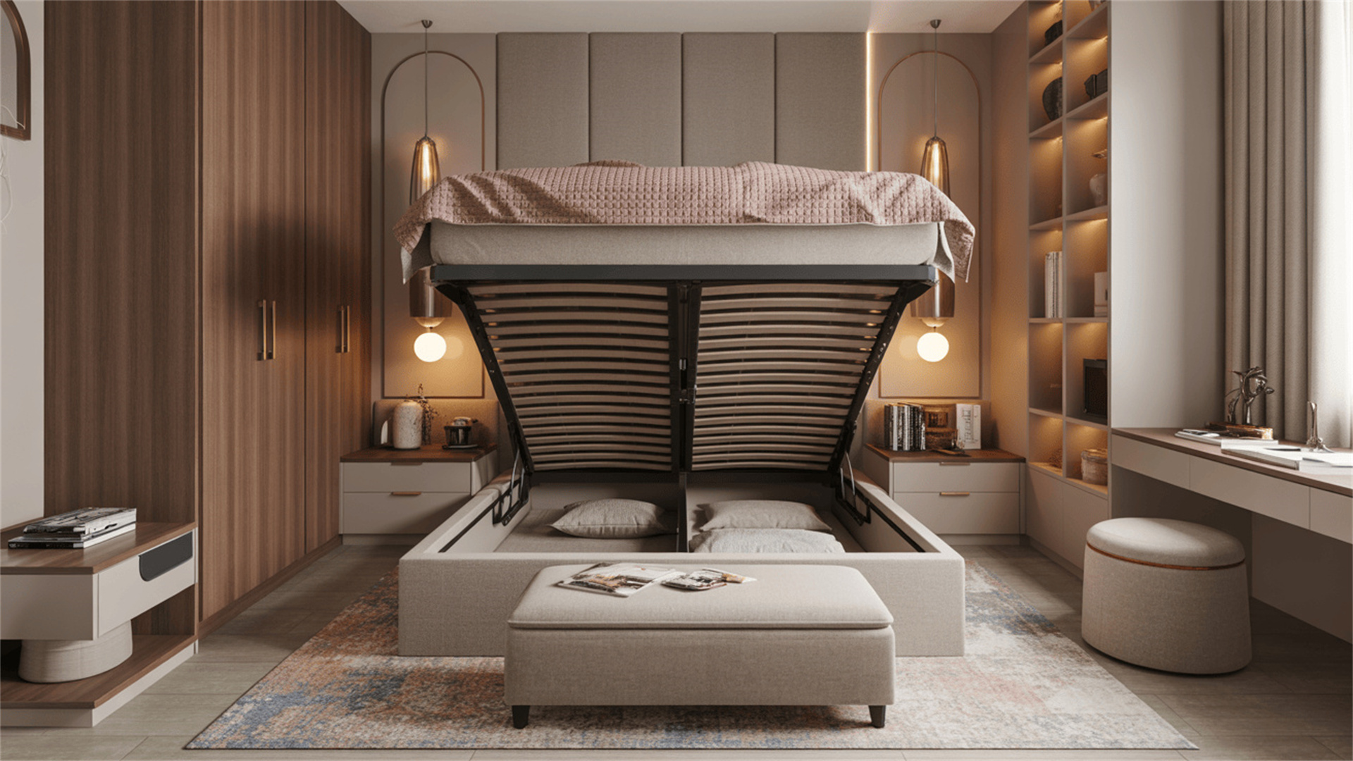 Erschwingliche DIY-Aufbewahrung für kleine Räume