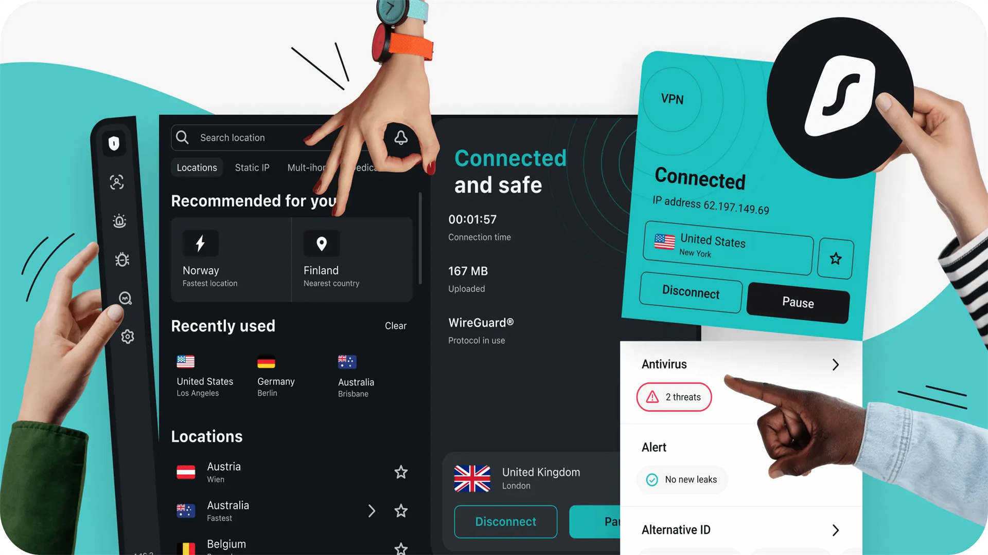 Top-Anwendungen für Datenschutz und VPN