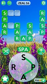 Wordscapes in Blüte